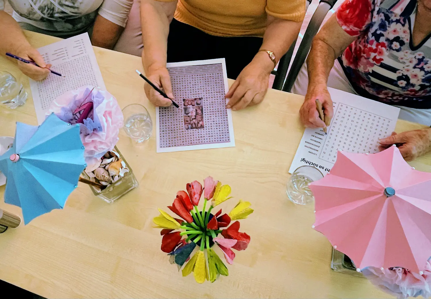 Ebert & Ebert Tagespflegen GmbH - Tagespflege an der Saale - Kreuzworträtselpapier